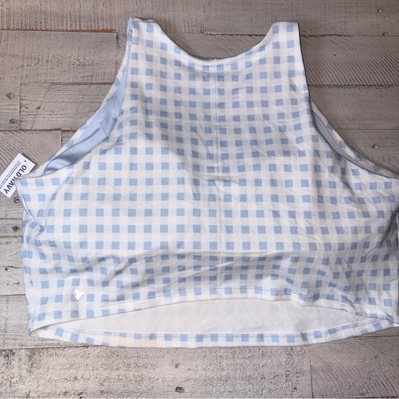 🆕 Old Navy Active Womens Plus 3X Powersoft Built in Bra Athletic Tank Top Blue - Picture 14 of 14